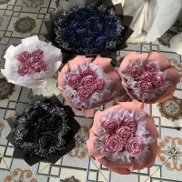 دسته گل های ماندگار روبانی شب یلدا|گل مصنوعی|شیراز, کوشک میدان|دیوار