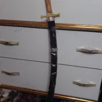 شمشیر عربی ورزشی ودکوری|کلکسیون اشیاء عتیقه|خاش, |دیوار