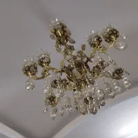 لوستر تمام برنج 2عدد|لوستر و چراغ آویز|قرچک, زیبا شهر|دیوار