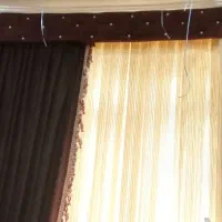 پرده والان با کتیبه دوجفت