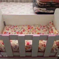 تخت کودک تا سه سال|تخت و سرویس خواب|قرچک, زیبا شهر|دیوار