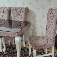 میز وصندلی غذاخوری چهار نفره کاملا سالم