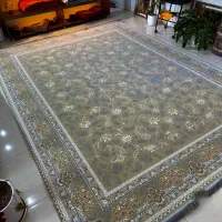 فرش۱۲۰۰شانه با تراکم۳۶۰۰ کاشان نخی با گارانتی