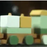 اسباب بازی چوبی قطار چوبی لگو