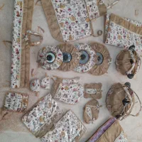 دوخت بالشتک نان وسرویس اشپزخانه