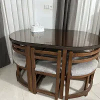 میز ناهارخوری ۶ نفره کاملا سالم در حد نو