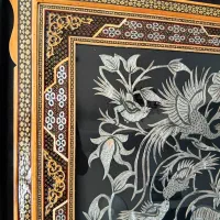 تابلو مس و خاتم با قاب خاتم . صنایع دستی|صنایع دستی و سایر لوازم تزئینی|تهران, شهرری|دیوار