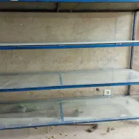 قفسه آهنی میز شیشه ای|عمده‌فروشی|رزن, |دیوار