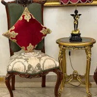 مبل استیل سلطنتی مبلمان و  میز نهار خوری چپندر (نو