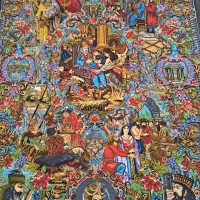 سلاطین چله ابریشم...|تابلو فرش|تهران, شهرک ولیعصر شمالی|دیوار