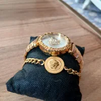 ساعت ودسبندزنانه طلایی ورساژ موتورژاپن|ساعت|کرمان, |دیوار