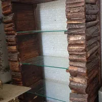 بوفه کار دست با چوب خالص
