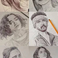 سفارش نقاشی به سبک خط خطی