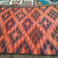 یک جفت گلیم دست بافت پشمی