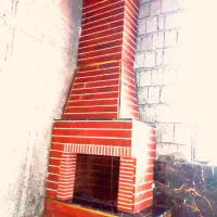 شومینه آجری  منقل  باربیکیو|بخاری، هیتر، شومینه|نجف‌آباد, بازار|دیوار