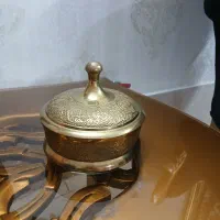 دو عدد قندون  برنجی