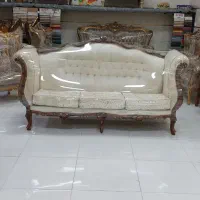 مبل استیل۹نفره مدل چِپَندرچوب راش گرجستان درحدنونو|مبلمان خانگی و میز عسلی|رشت, آزادگان|دیوار