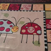 گلیم فرش اتاق کودک دست دوم تمیز|فرش|فاضل آباد, |دیوار