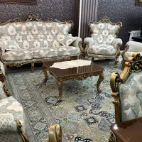 مبلمان ۹ نفره ، مناسب جهزیه به همراه میزنهارخوری|مبلمان خانگی و میز عسلی|تهران, تهرانسر مرکزی|دیوار