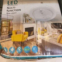چراغ و پنکه دوکاره،تایم رنگی سقفیLEDفوری
