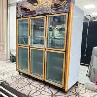 فریزر سفارشی ساز ۶ درب نما طلایی درحد نو