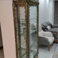 ویترین برنجی غنچه سیاه قلم عرض 60 مدرن