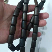 تسبیح قدیمی چوبی ابنوس