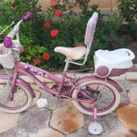 دوچرخه ۱۶ دخترانه صورتی رنگ تمیز وسالم|دوچرخه، اسکیت، اسکوتر|برازجان, |دیوار