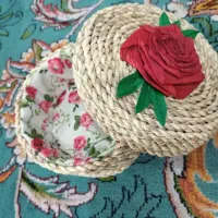 سبد حصیری جای زیورالات