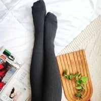 جوراب بالا زانو گندمی|لباس|الیگودرز, |دیوار