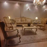 سرویس مبلمان ۷ نفره کلاسیک با نهارخوری ۸ نفره