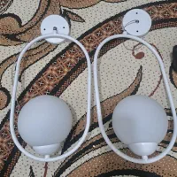 دو عدد لوستر حبابی