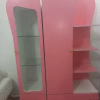 فروش تخت و کمد نوزاد در حد همراه تشک نو
