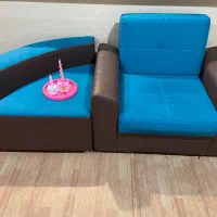 مبل تک راحتی تخت خواب شو و پاف برند آریا سالم