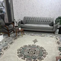 سرویس چوب و مبلمان ۸ نفره طرح چستر طوسی