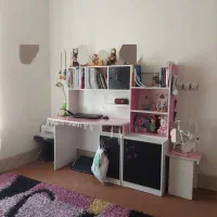 سرویس خواب دخترانه***تخت و کمد میز تحریر|تخت و سرویس خواب|شیراز, وحدت|دیوار