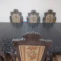 مبلمان ۹ نفره و ناهارخوری ۸ نفره چوب سالم