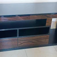 میز تلویزیون MDF طرح چوب