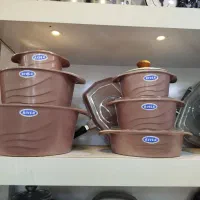 فروش ویژه قابلمه در همه مدل چدن گرانیتی . تفلون ..|ظروف پخت‌وپز|قم, نیروگاه|دیوار