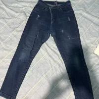 شلوار جین جذب سرمه ای