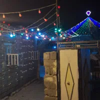 ریسه ارایی رنگین کمان|ریسه و چراغ تزئینی|میناب, |دیوار