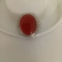 انگشتر نقره باسنگ ۲۵گرم