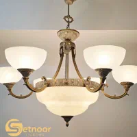 ۴۰مدل لوستر لنترآویزدیوارکوب برنز آنتیک تک جفت ست