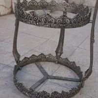 میز ایته شمعدان ب همراه دو عدد سنگ مرمر|بوفه، ویترین، کنسول|تهران, آذری|دیوار