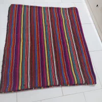 گلیم قدیمی دست بافت برای شب یلدا وخونه بوم گردی|گلیم، جاجیم، گبه|بابل, |دیوار