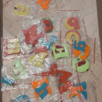 حروف و اعداد انگلیسی نمدی مگنتی