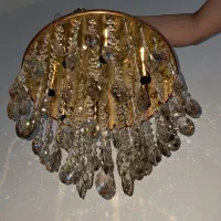 لوستر 8 شعله طلایی