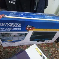 هود و گاز شیشه ایی رو میزی نو