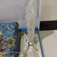 ست ترمه با گلدان ملیله کاری|صنایع دستی و سایر لوازم تزئینی|تهران, قاسم‌آباد|دیوار