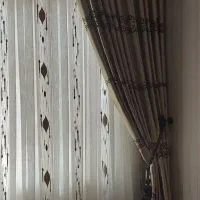 پرده ترک دو یالان پارچه دو رو